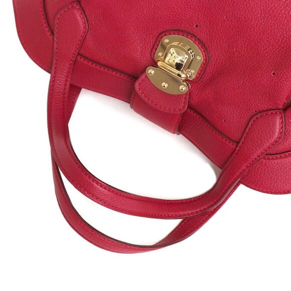 Louis Vuitton Mahina Leather Cirrus PM Shoulder Bag Red - Picture 11 of 12